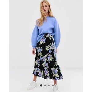 NWT, Asos “white label” two-pattern skirt, floral